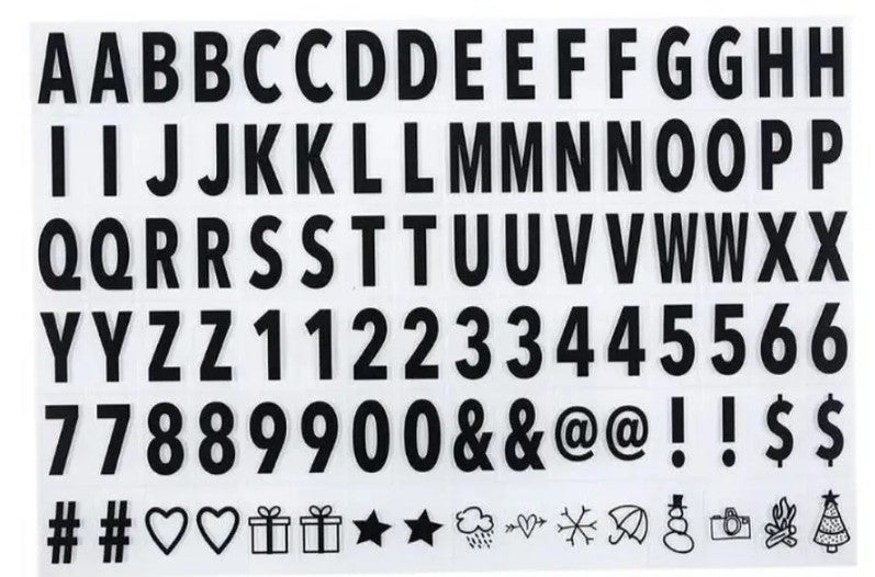 Pizarra Letras Led