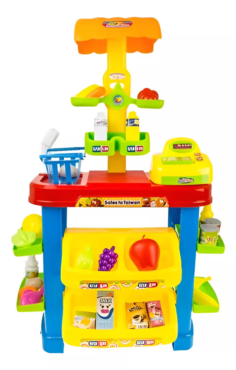 Supermercado con máquina Registradora