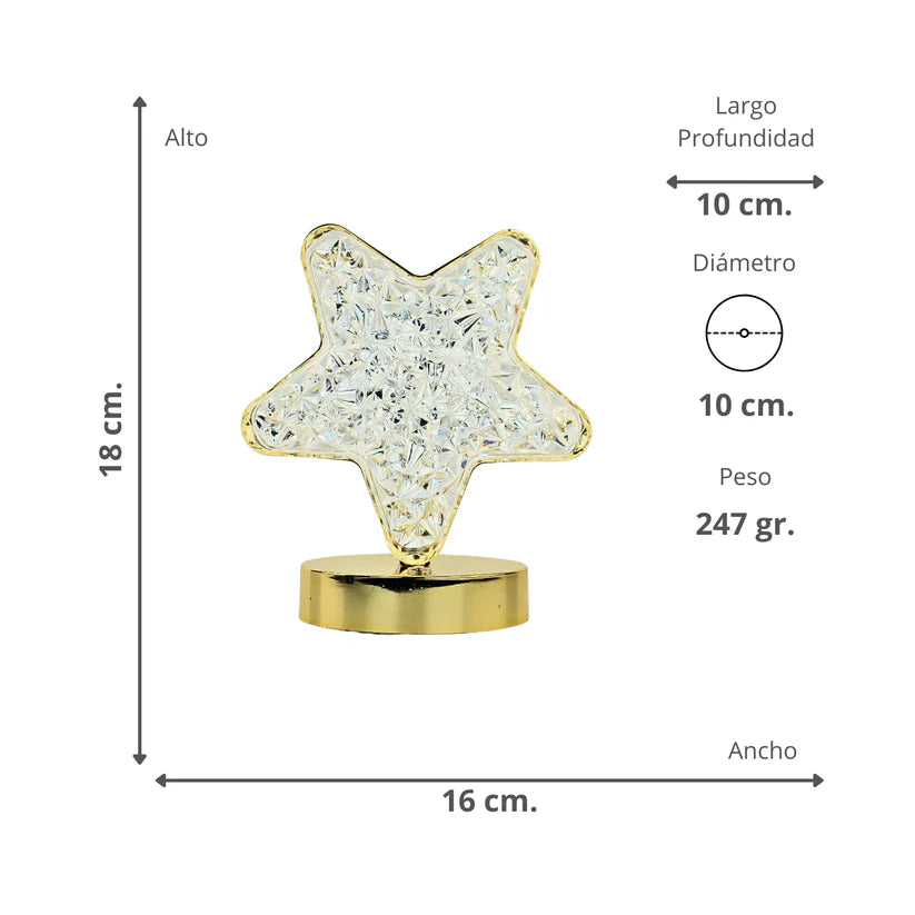 Lámpara LED Estrella