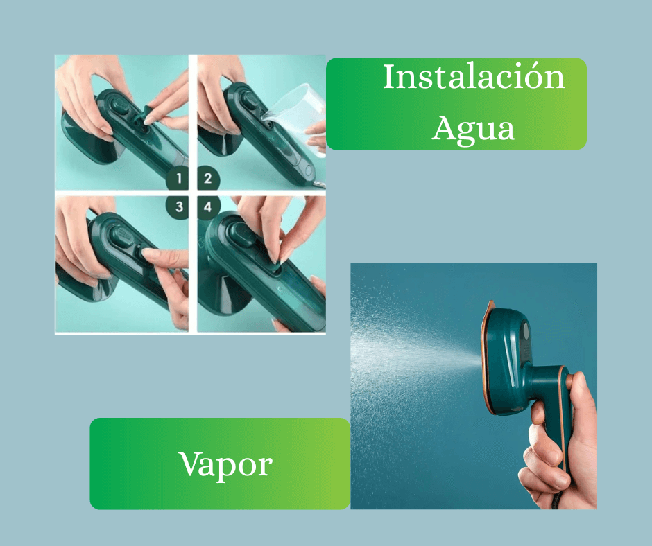 Mini Plancha a Vapor