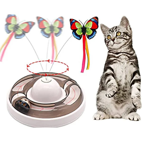 Juego interactivo Mariposas para Gatos