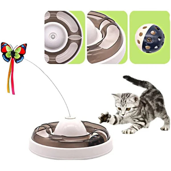 Juego interactivo Mariposas para Gatos