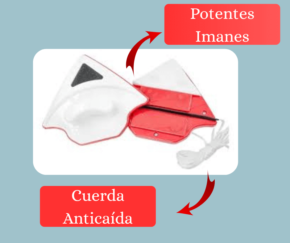 Limpia Vidrios Magnético