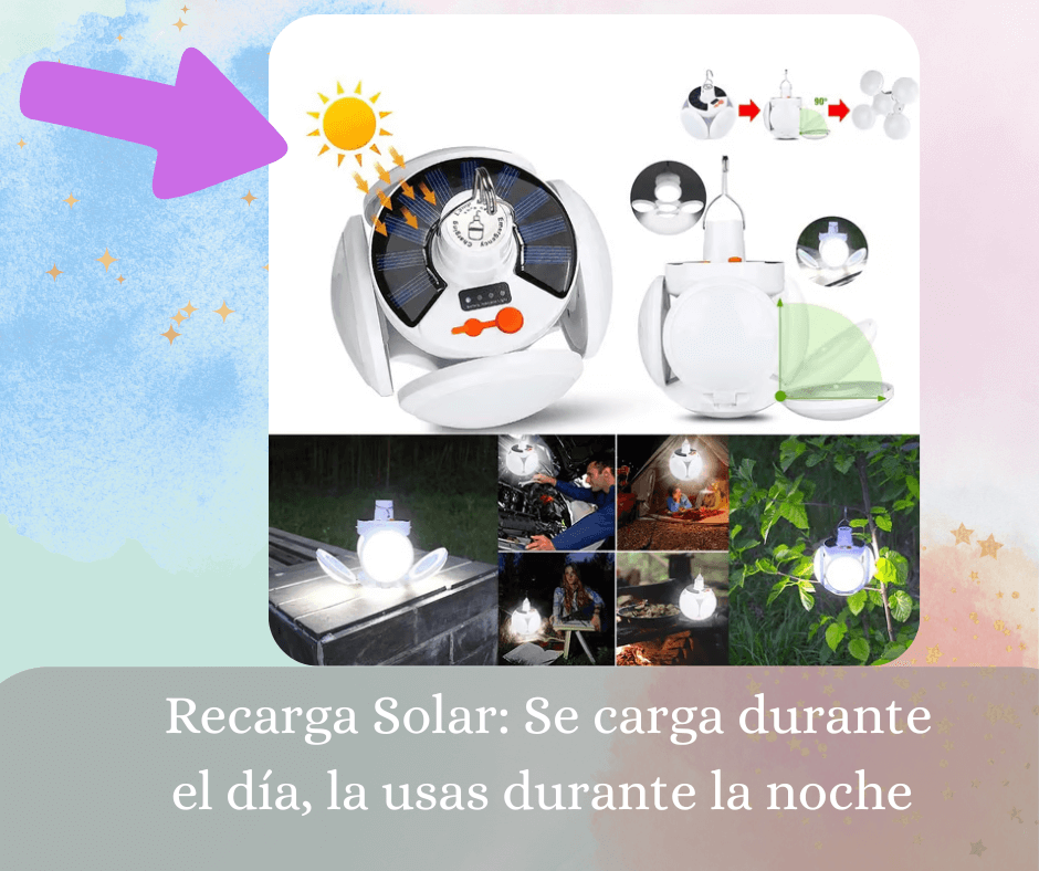 Pack Iluminación Power - 2 x Lámpara Solar Plegable