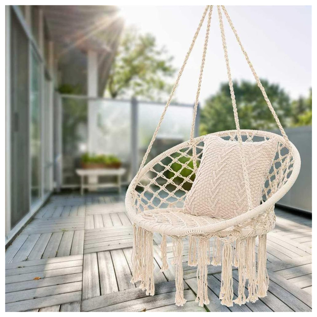 Silla Hamaca Macramé