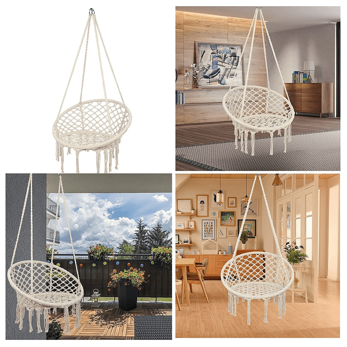 Silla Hamaca Macramé