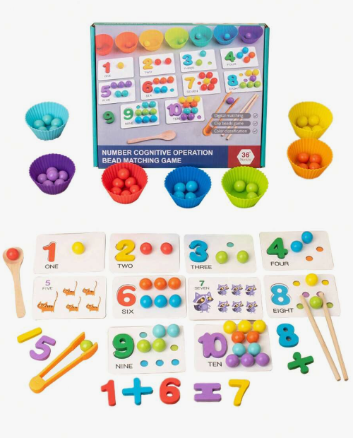 Juego de Matemáticas MONTESSORI  para niños