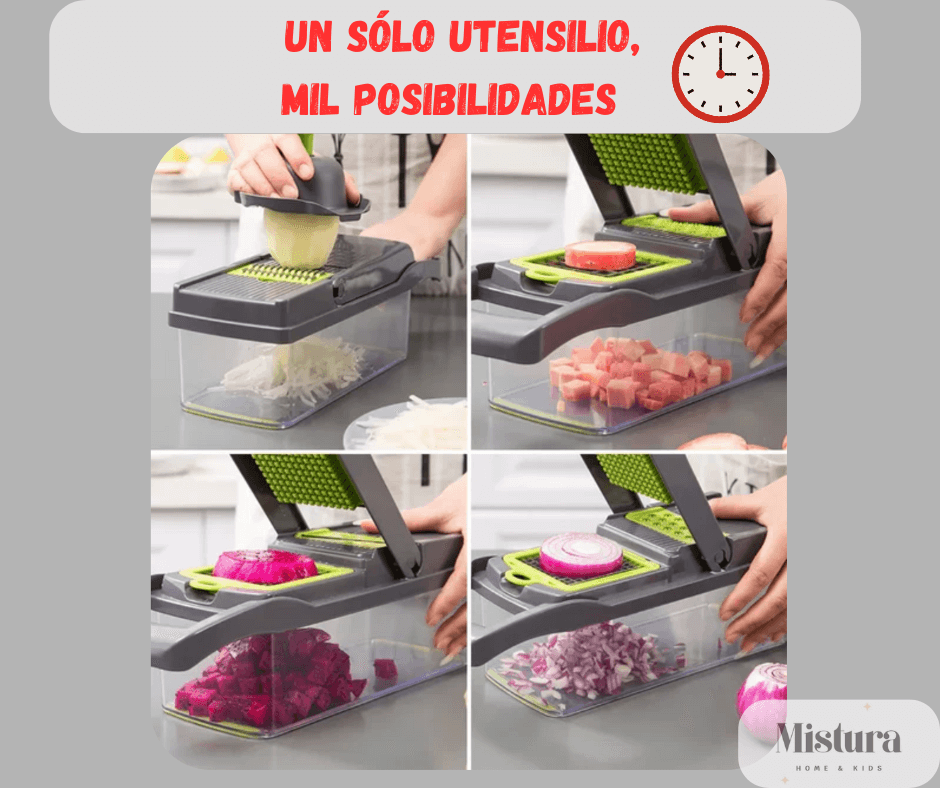 Picadora Multifuncional-La herramienta que simplifica tus comidas diarias