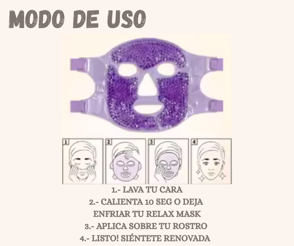 Relax Mask - Reduce Hinchazón, Alivia y Relaja 💆‍♀️✨