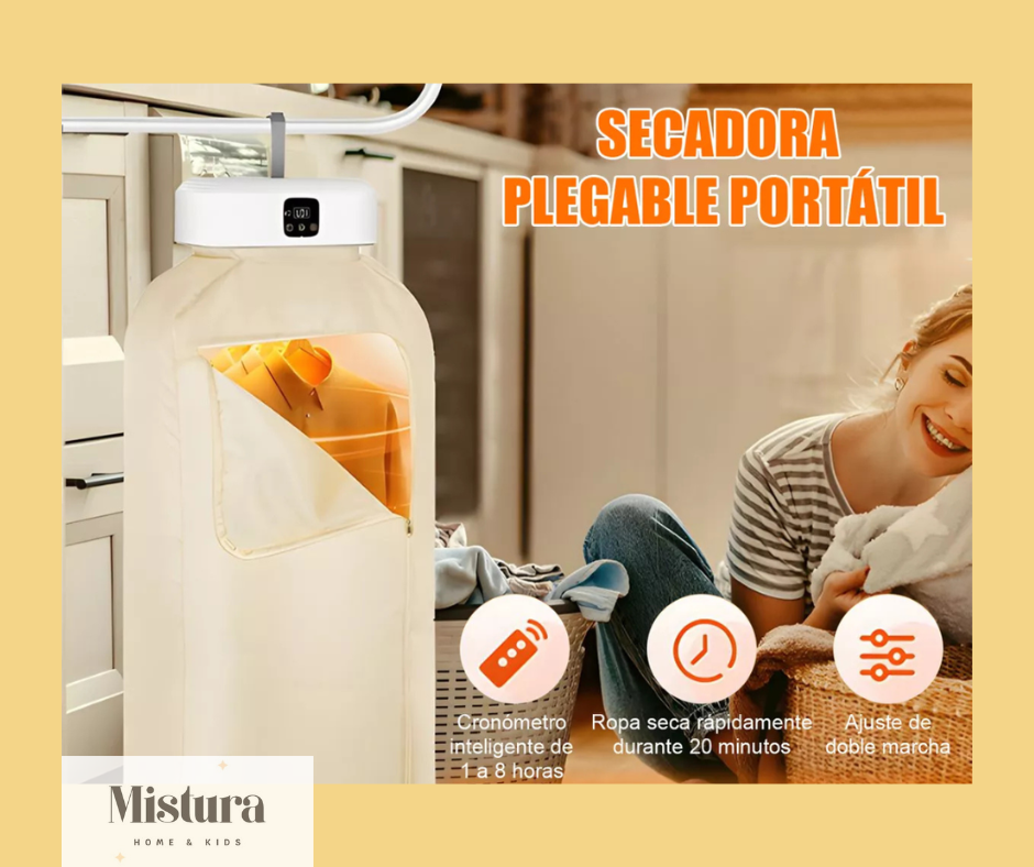 Secadora Dry Clean - Ropa seca en minutos, sin humedad 👔👕✨