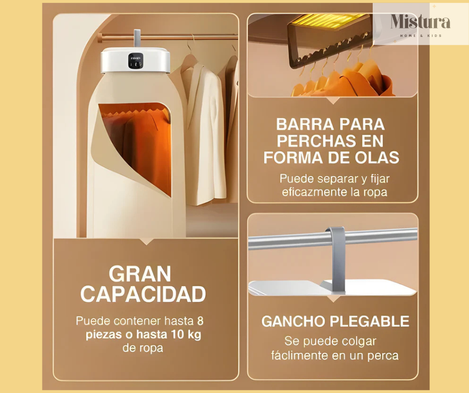 Secadora Dry Clean - Ropa seca en minutos, sin humedad 👔👕✨
