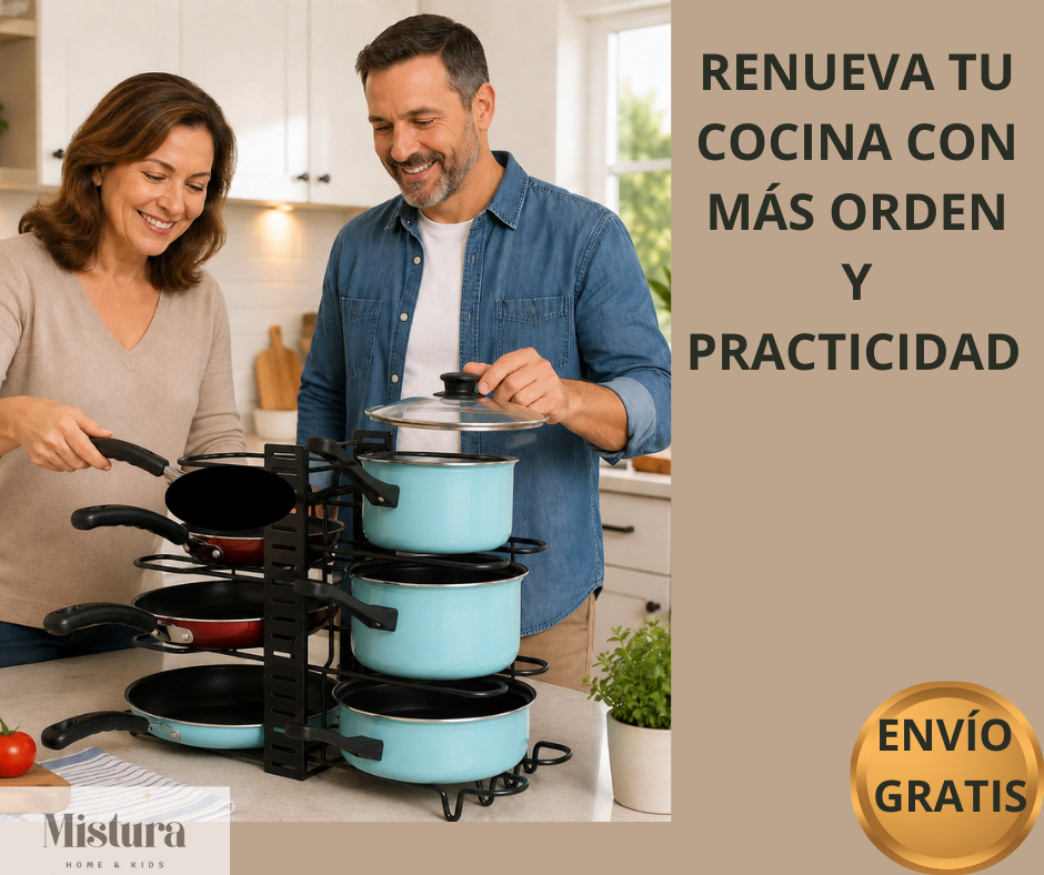 Organizador Max - Renueva tu cocina con más orden y practicidad 🍳🥘✨