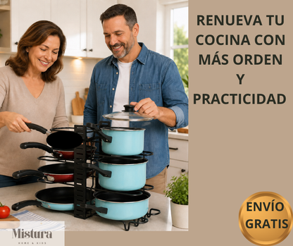 Organizador Max - Renueva tu cocina con más orden y practicidad 🍳🥘✨