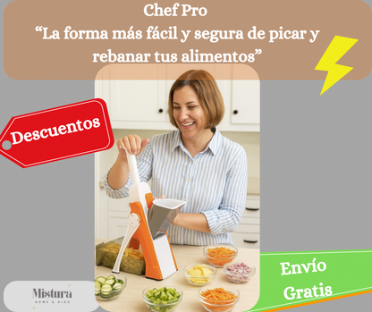 Chef Pro - La forma más fácil y segura de picar y rebanar tus alimentos 👌