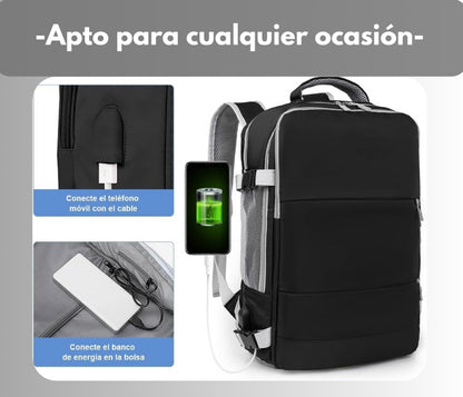 MochiFlex 😎- La mochila que simplifica tu rutina en cualquier actividad 🌞🚌🌊🚀🌅