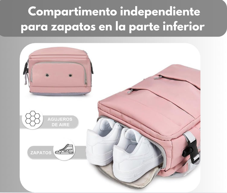 MochiFlex 😎- La mochila que simplifica tu rutina en cualquier actividad 🌞🚌🌊🚀🌅