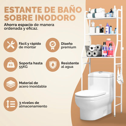 Estante Multiuso Pro- Convierte los espacio en almacenamiento útil 💡✨