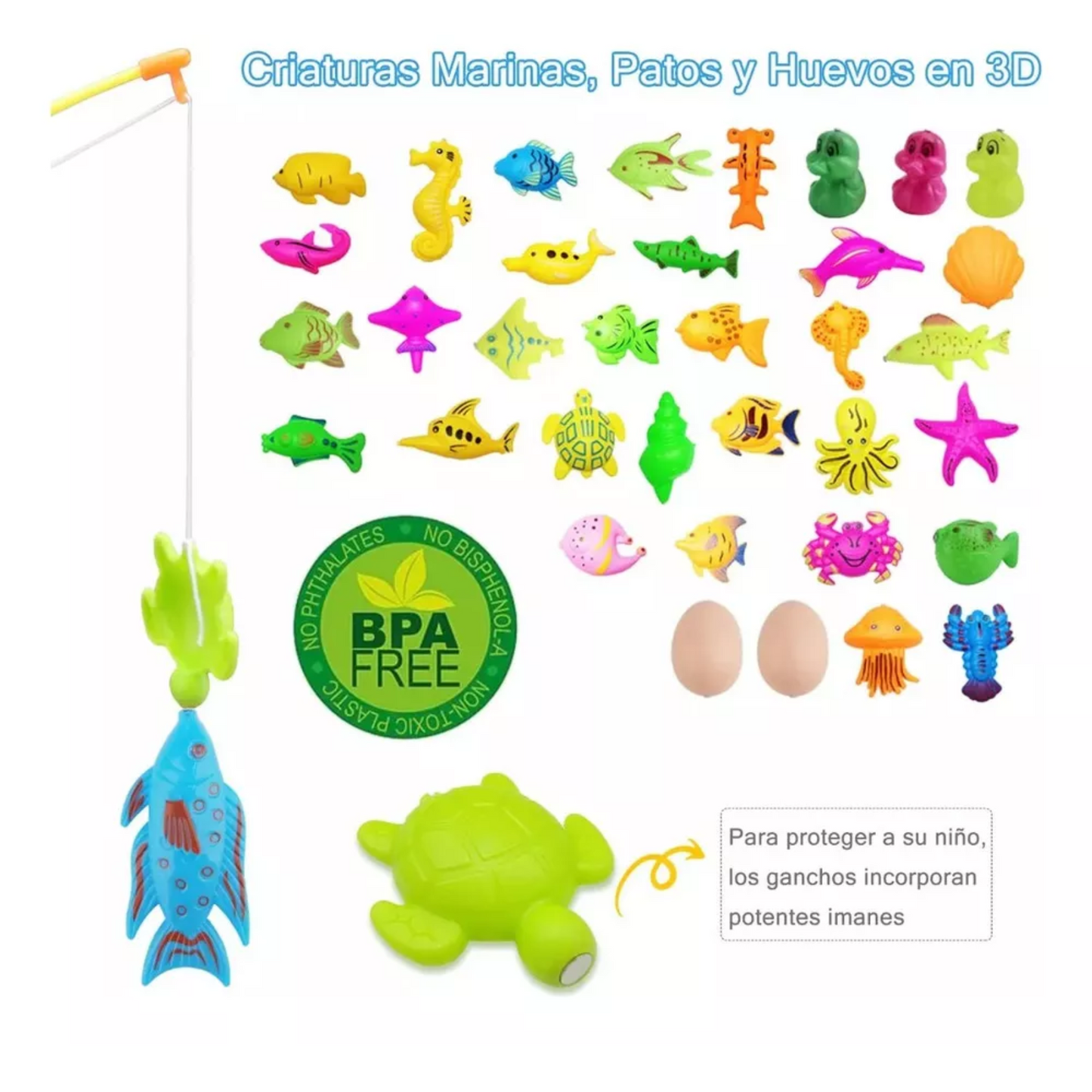 Juego Pesca Magnética para Niños