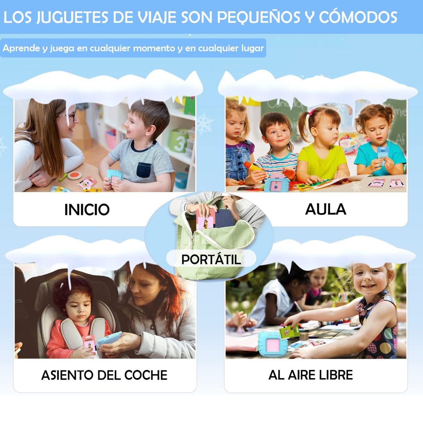 Juguete Aprendizaje Español inglés para Niños