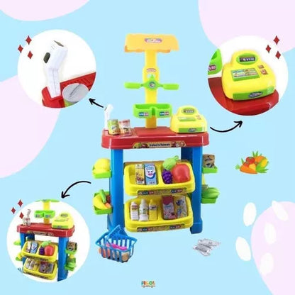 Supermercado con máquina Registradora