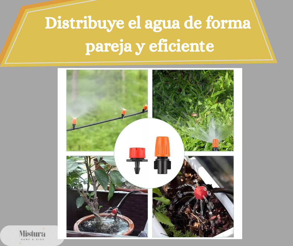 Kit Riego VerdeVivo- Riego inteligente para cuidar tus plantas y el planeta
