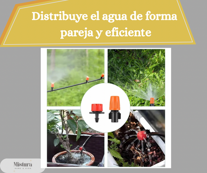 Kit Riego VerdeVivo- Riego inteligente para cuidar tus plantas y el planeta