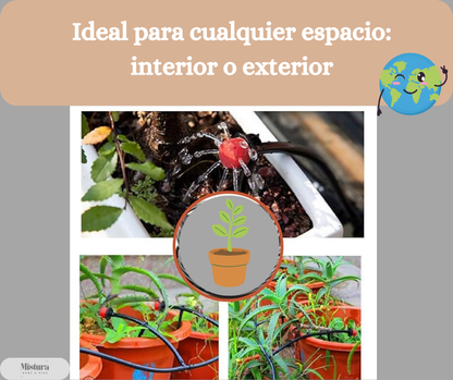 Kit Riego VerdeVivo- Riego inteligente para cuidar tus plantas y el planeta