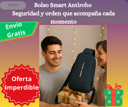 Bolso Smart Antirobo ✨- Seguridad y orden que acompaña cada momento 🎁