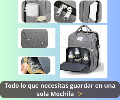 Mochila Baby Easy- Mantén ordenado y listo en cada salida con tu bebé 👶💙