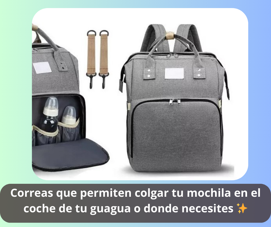Mochila Baby Easy- Mantén ordenado y listo en cada salida con tu bebé 👶💙