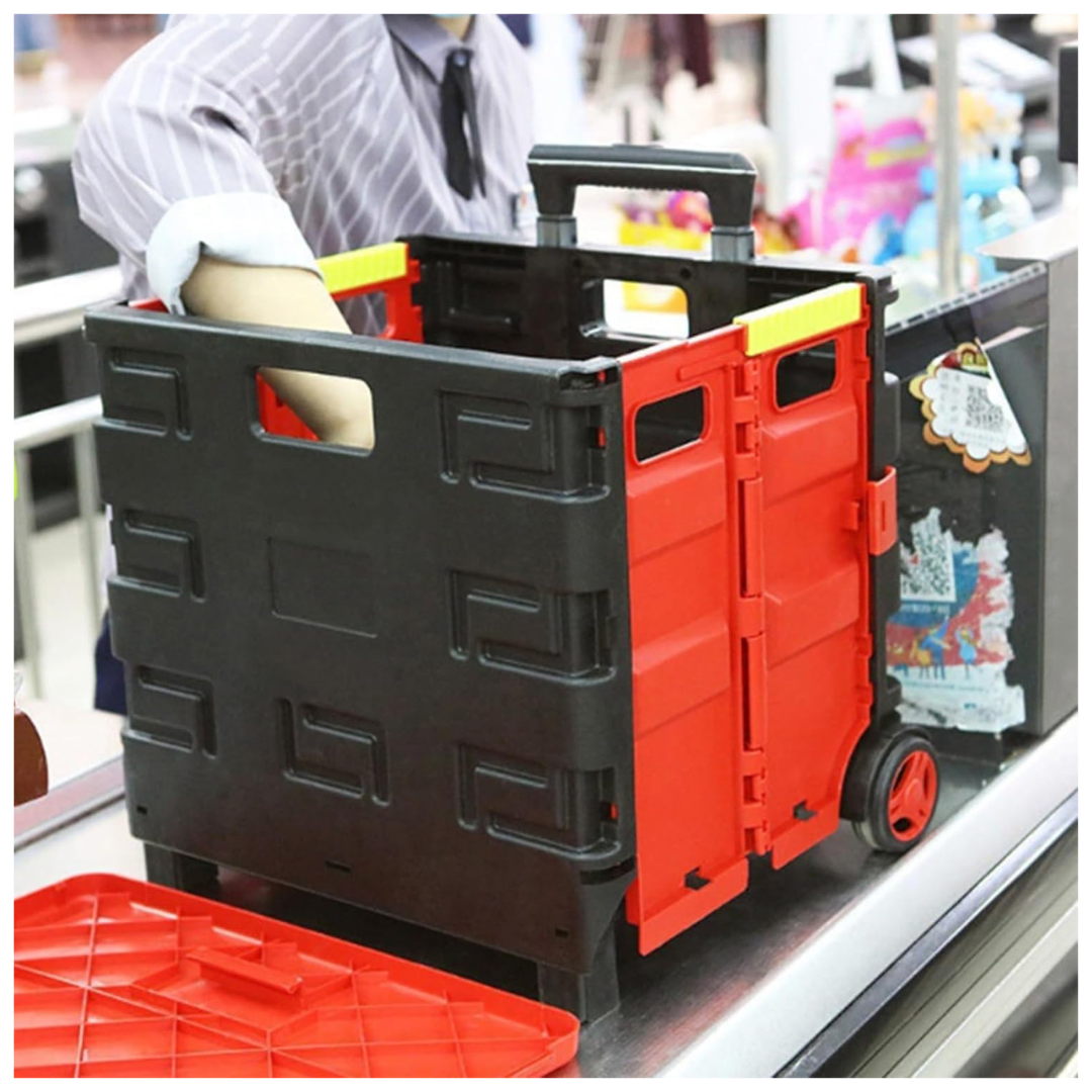 Carrito plegable rojo