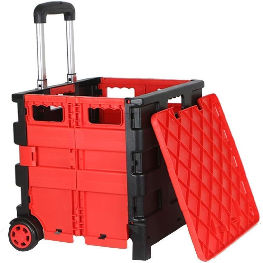Carrito plegable rojo