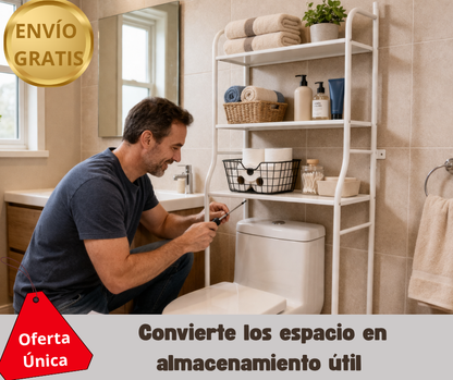 Estante Multiuso Pro- Convierte los espacio en almacenamiento útil 💡✨