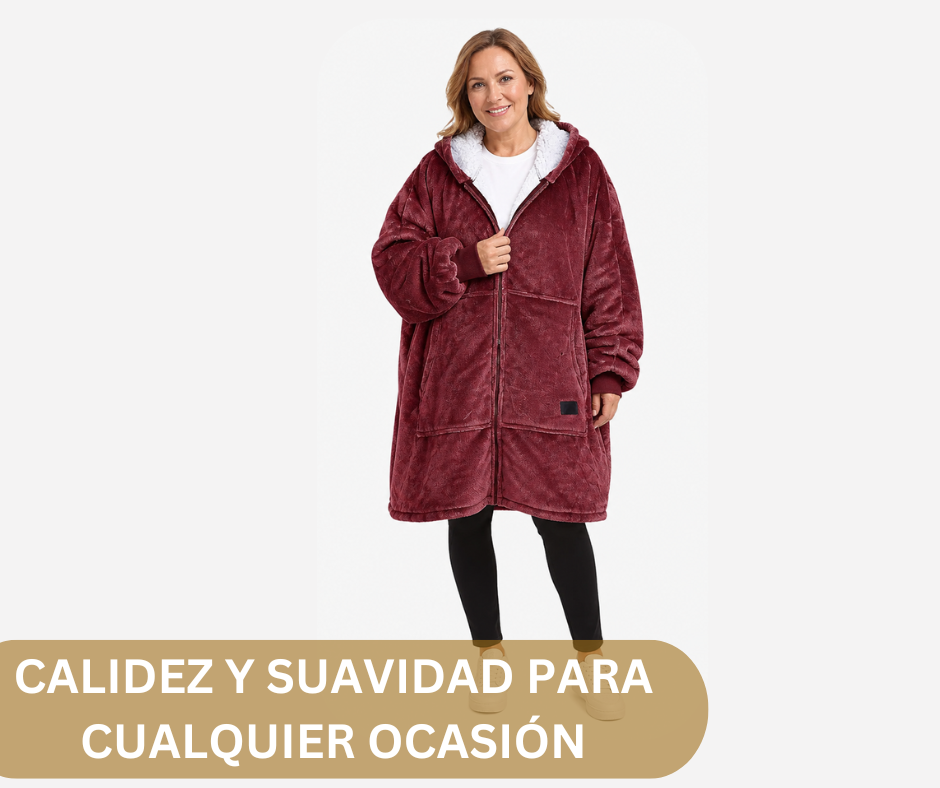 Maxi Sherpa- Comodidad y Sensación de abrazo cálido 💕🤩
