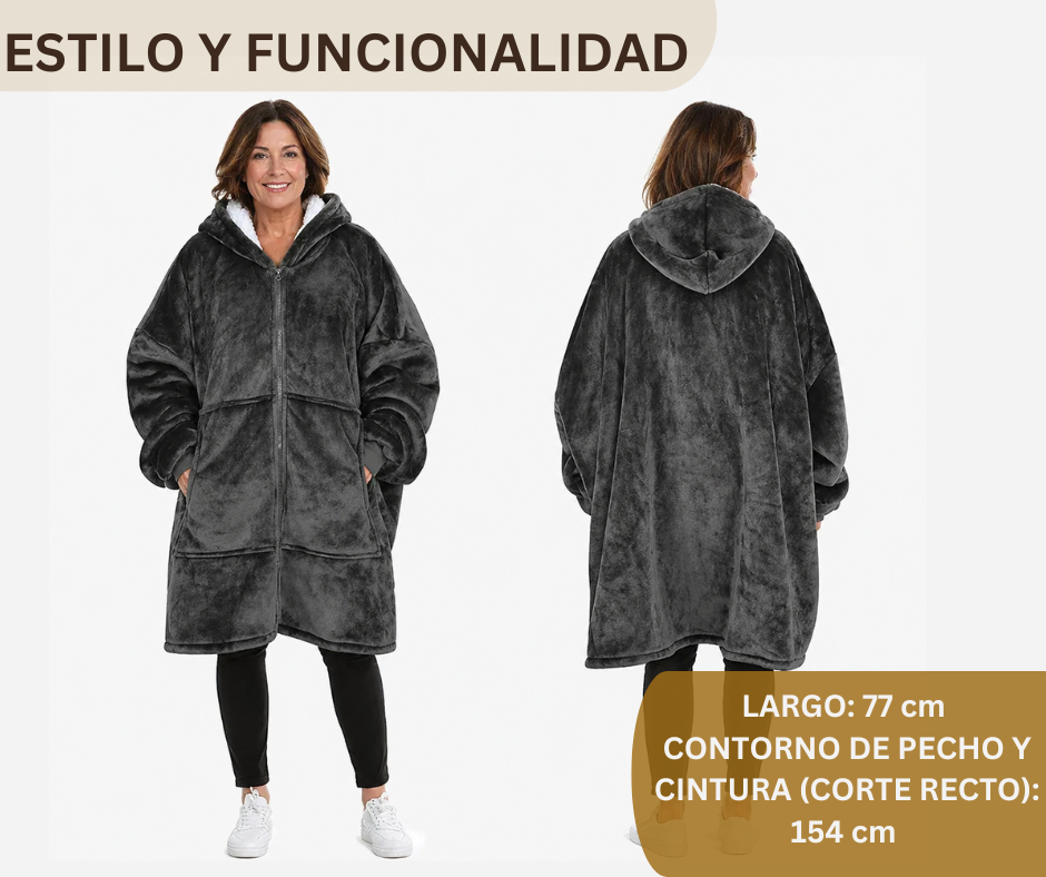 Maxi Sherpa- Comodidad y Sensación de abrazo cálido 💕🤩