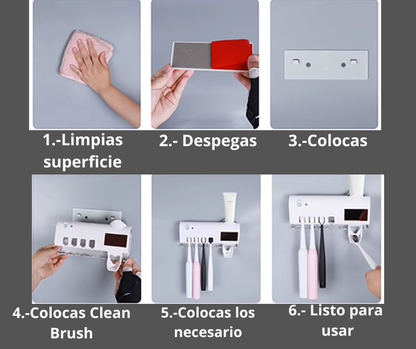 CleanBrush - Cepillos protegidos y pasta siempre lista para usar ✨☺️