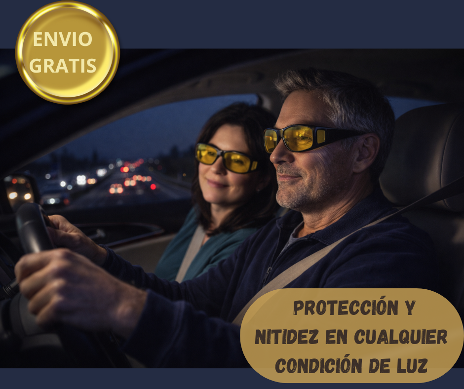 Gafas Lumina Drive - Protección y nitidez en cualquier condición de luz 🌞🌜
