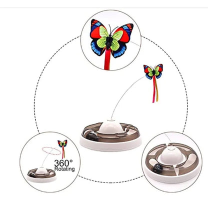 Juego interactivo Mariposas para Gatos