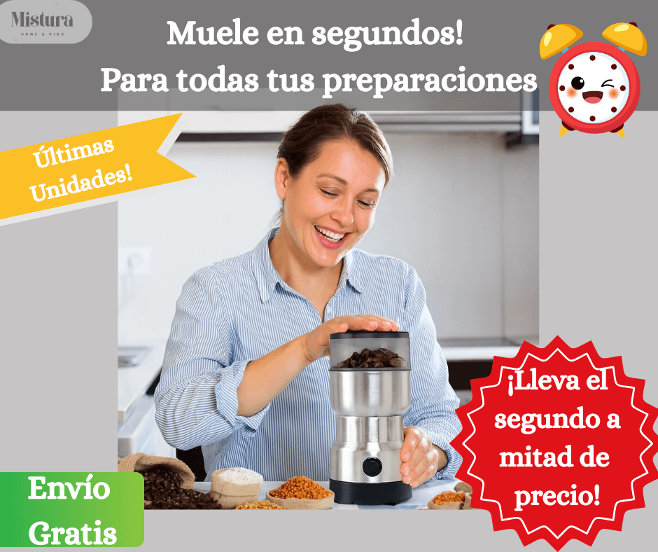 GranoMaster – Muele café, especias y granos en segundos 😍
