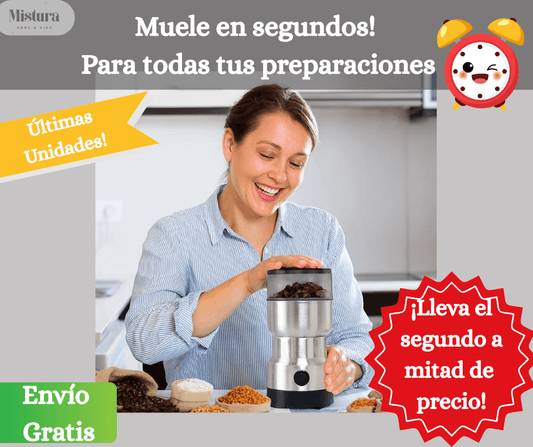 GranoMaster – Muele café, especias y granos en segundos 😍