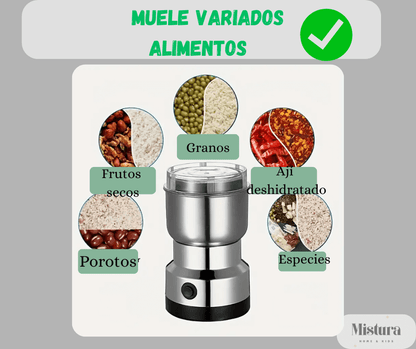 GranoMaster – Muele café, especias y granos en segundos 😍