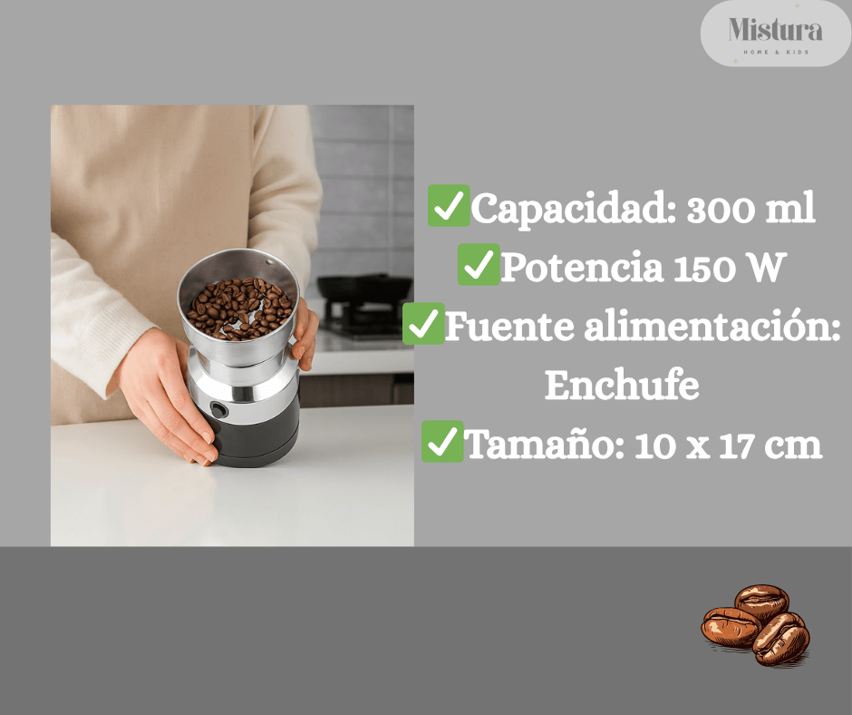 GranoMaster – Muele café, especias y granos en segundos 😍